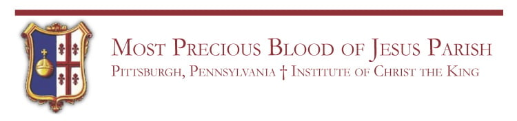 Most Precious Blood of Jesus Parish logo